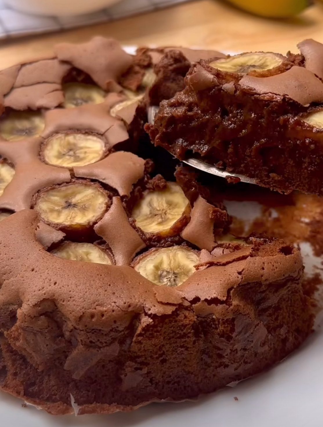 Tarte Banane Chocolat