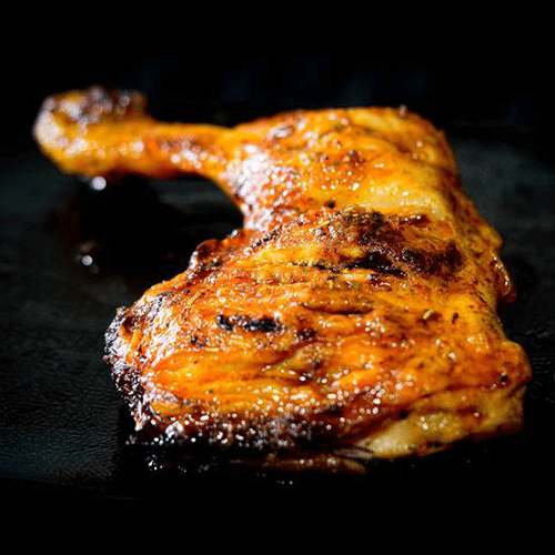 Poulet braisé