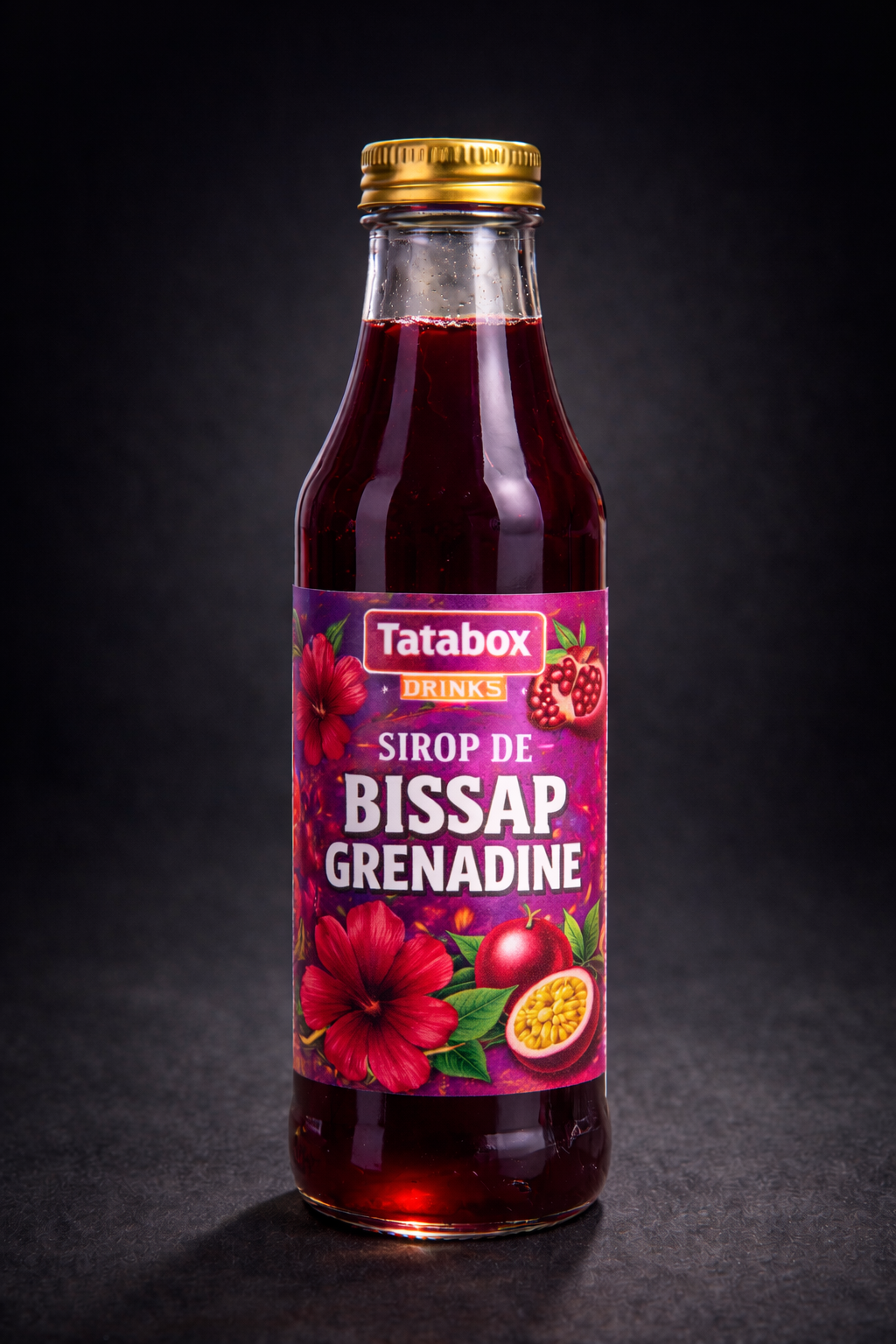 Sirop de bissap à la grenadine