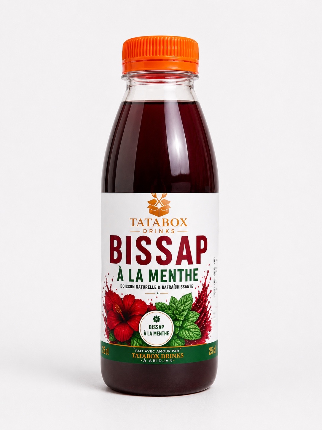Jus de bissap à la menthe