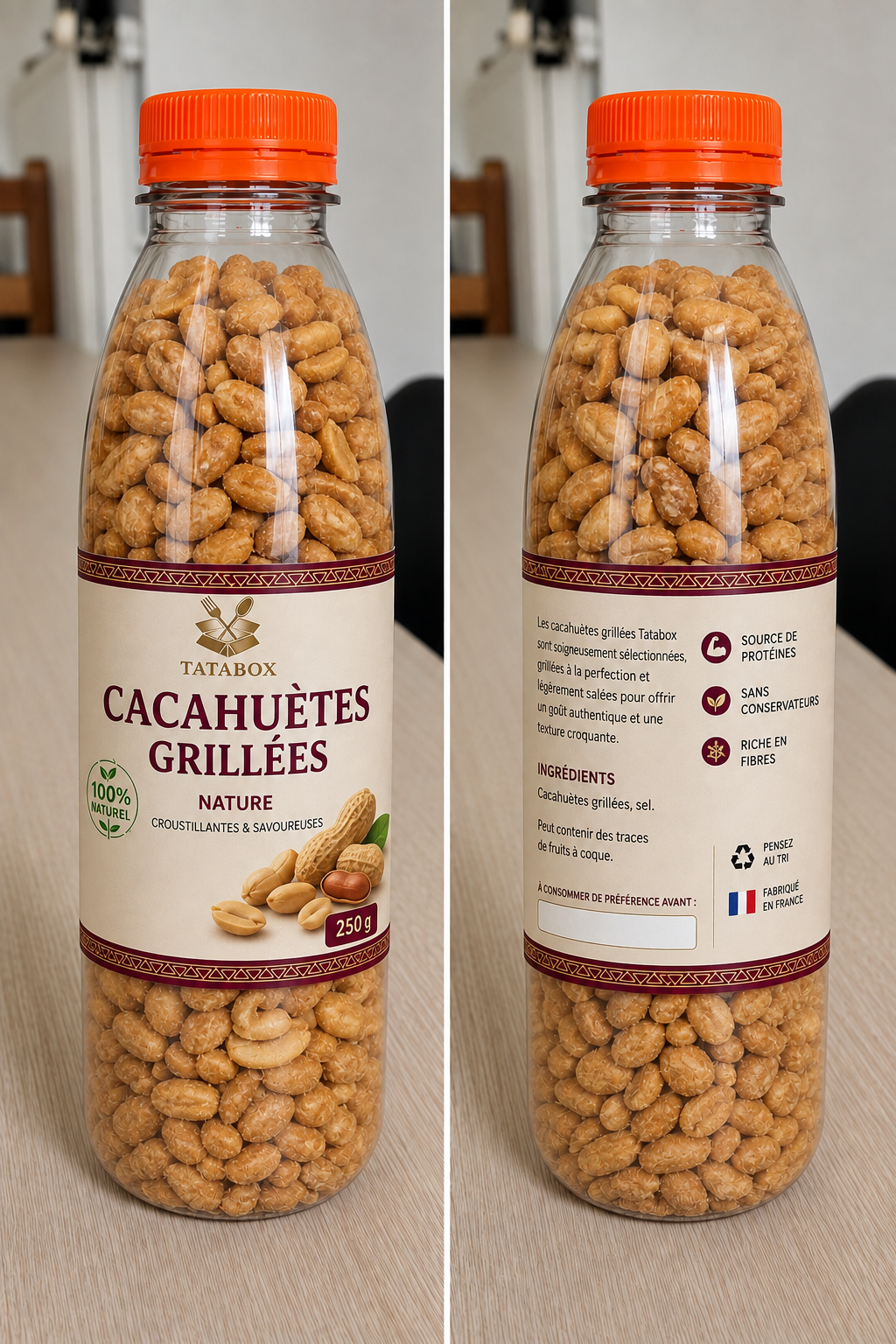 Cacahuetes grillées 33 cl