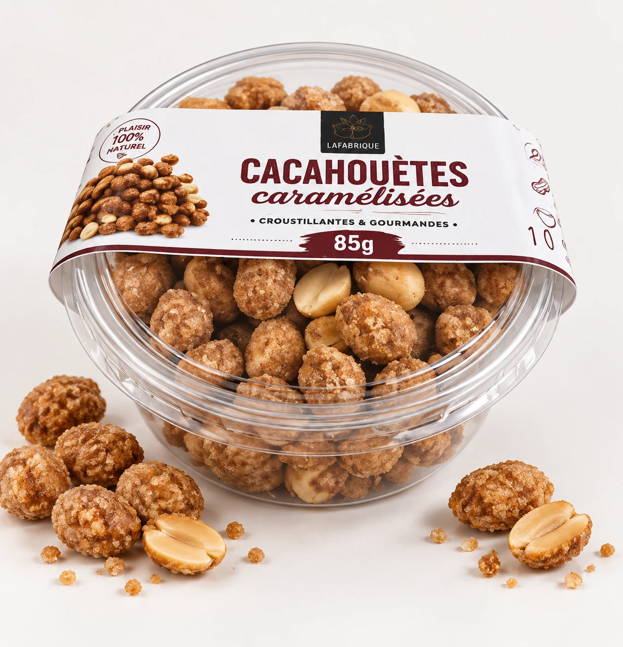 Cacahuetes caramélisées